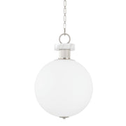 Haru Large Pendant in Burnished Nickel