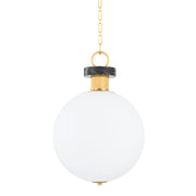 Haru Large Pendant in Vintage Brass