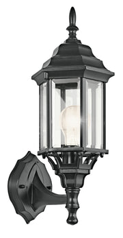 Chesapeake Large Outdoor Wall Lantern in Black