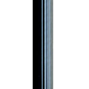 84" Fluted Outdoor Lamp Post in Black