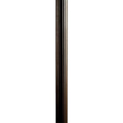 84" Fluted Outdoor Lamp Post in Olde Bronze