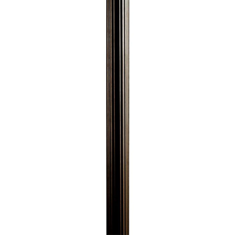 84" Fluted Outdoor Lamp Post in Olde Bronze