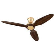 Veleta 56" 3-Blade Hugger Ceiling Fan in Aged Brass