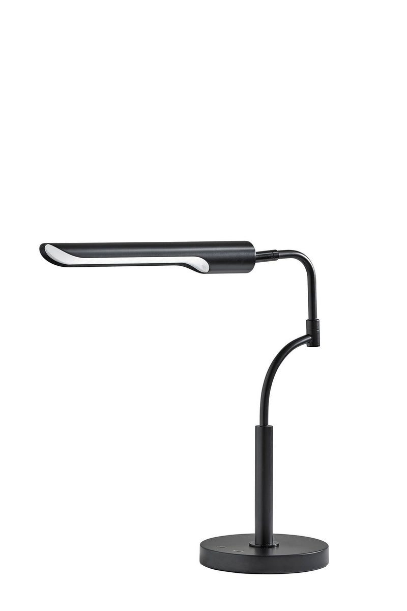 Zane LED Desk Lamp in Black