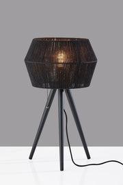 Montana Table Lamp in Black Wood