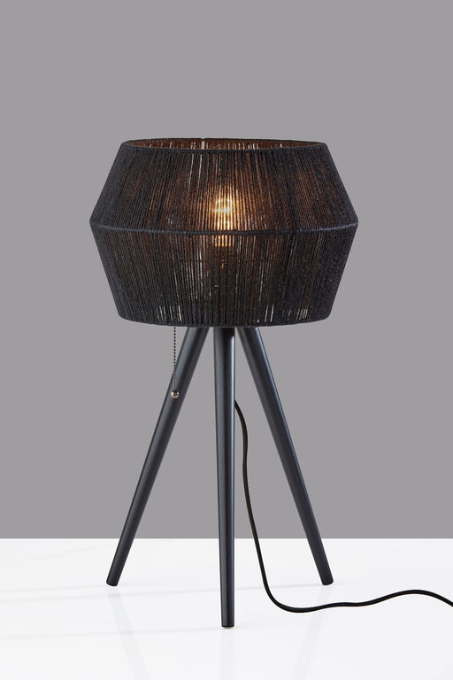 Montana Table Lamp in Black Wood
