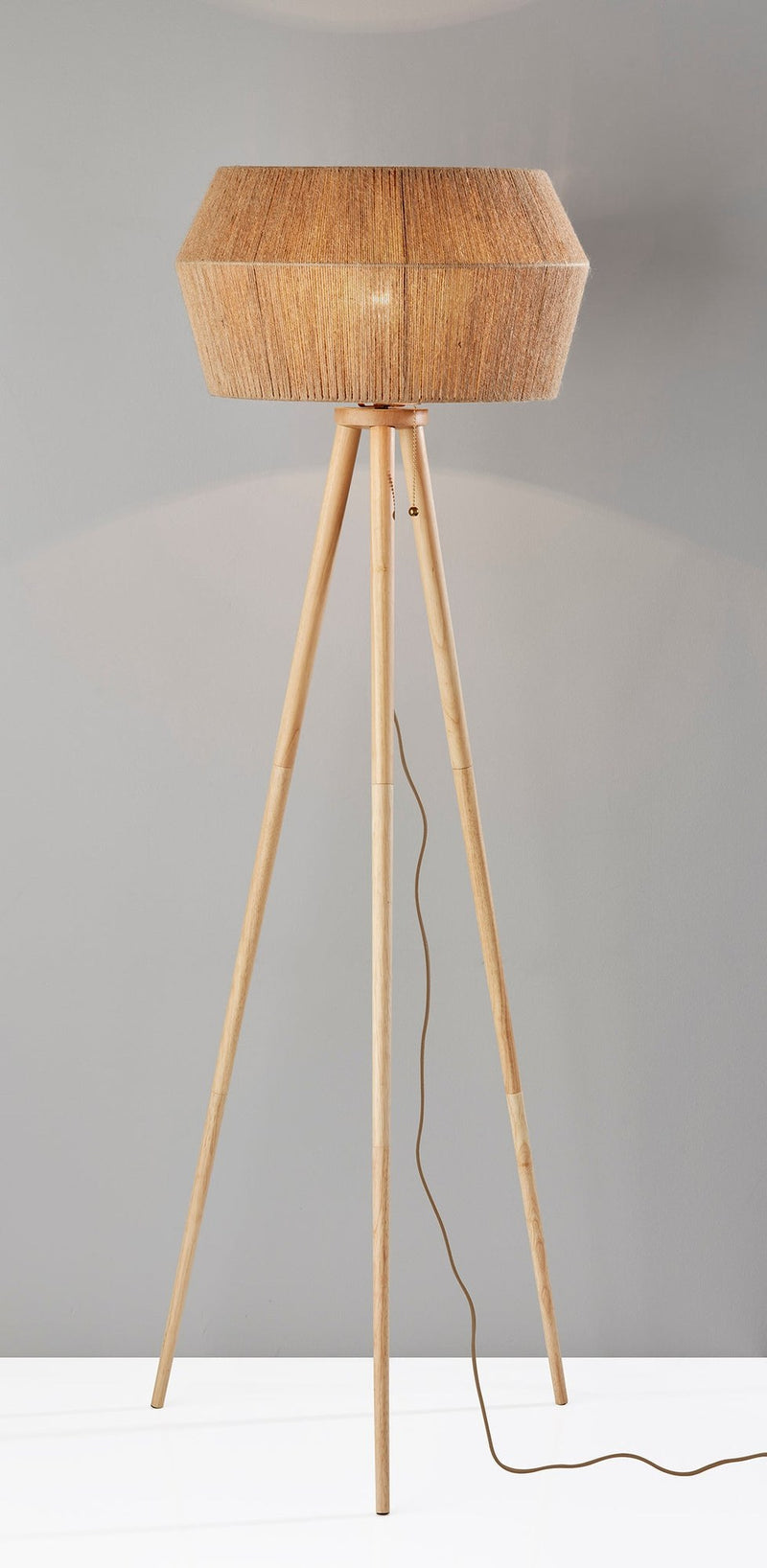 Montana Floor Lamp in Natural Wood