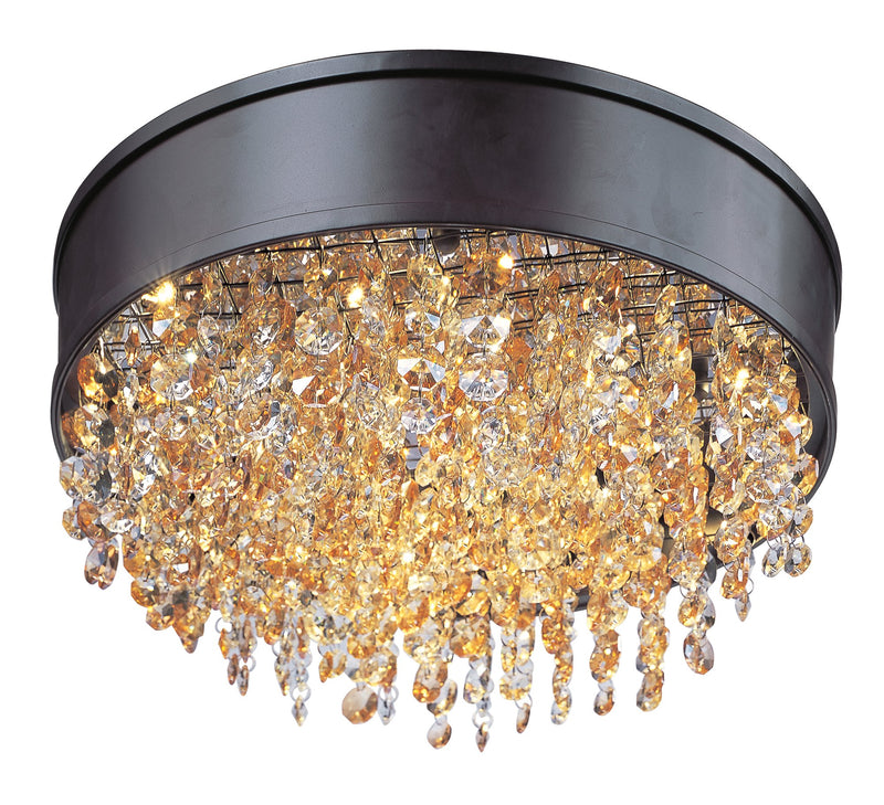 Mystic 11 Light LED Flush Mount in Bronze