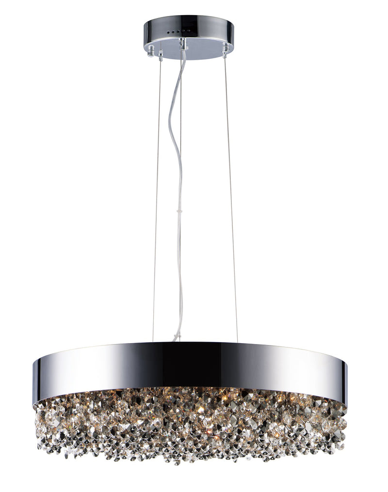 Mystic 16 Light LED Pendant in Polished Chrome