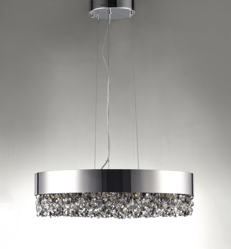 Mystic 16 Light LED Pendant in Polished Chrome