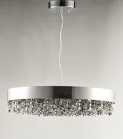 Mystic 30" 22 Light LED Pendant in Polished Chrome
