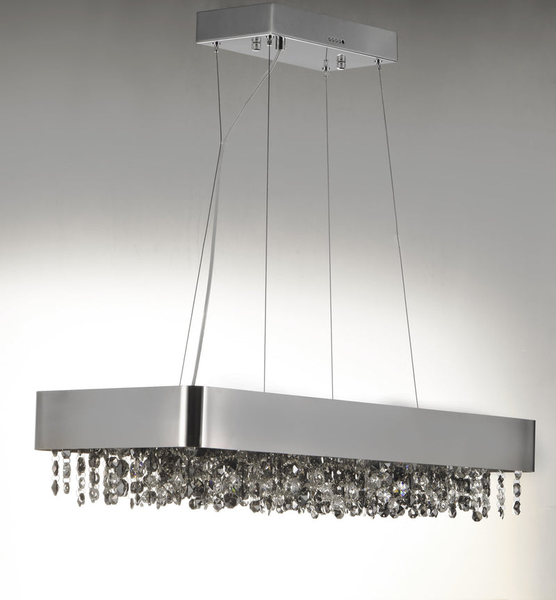 Mystic 32" 22 Light LED Linear Pendant in Polished Chrome