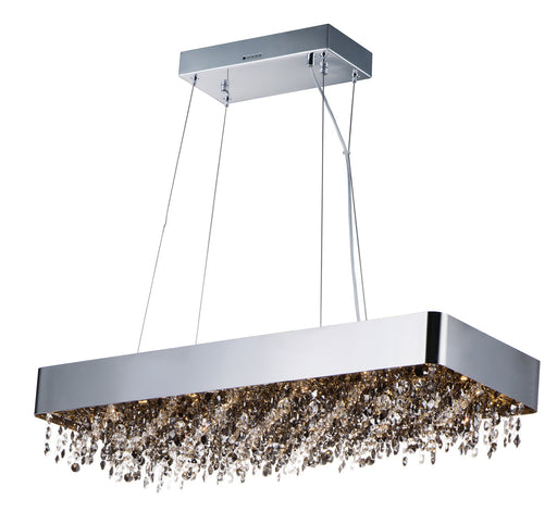 Mystic 32" 22 Light LED Linear Pendant in Polished Chrome
