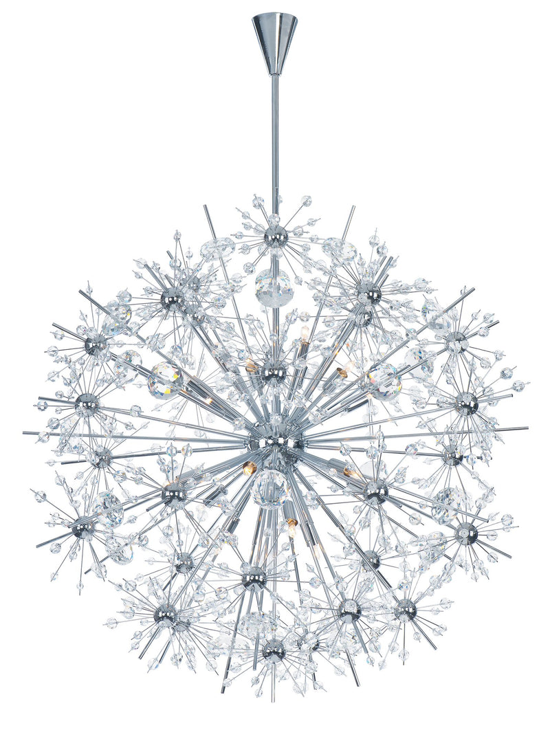 Starfire 18 Light Chandelier in Polished Chrome
