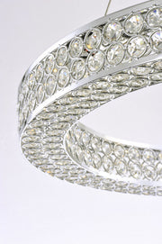 Eternity 20" LED Pendant in Polished Chrome
