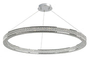 Eternity 40" LED Pendant in Polished Chrome