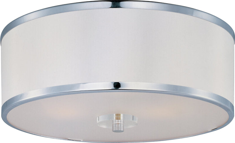 Metro 3 Light Semi-Flush Mount in Polished Chrome