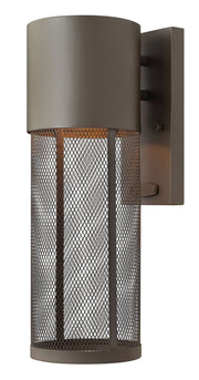 Aria Small Outdoor Wall Sconce in Buckeye Bronze