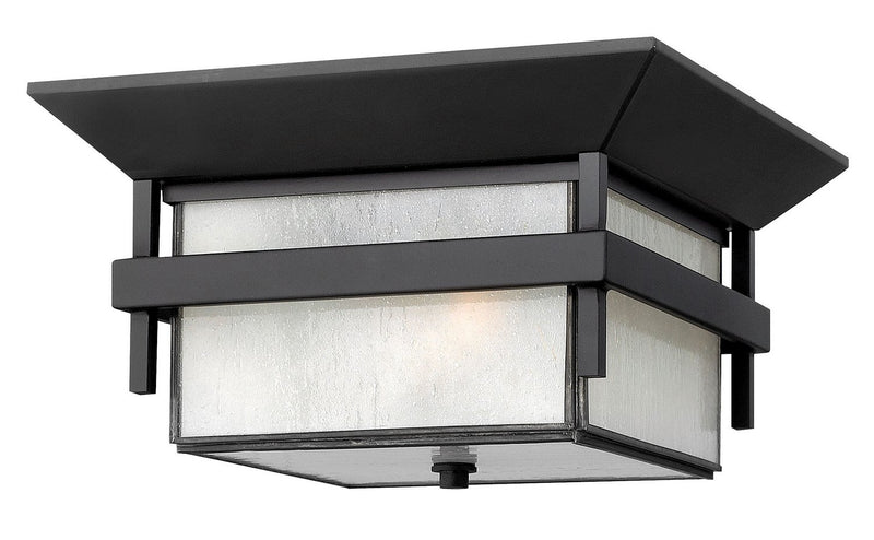 Harbor Outdoor Flush Mount in Satin Black