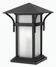 Harbor Outdoor Pier Mount Light in Satin Black