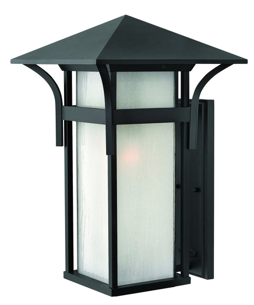 Harbor Large 20.5" Outdoor Wall Lantern in Satin Black