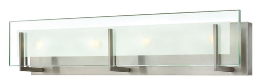 Latitude Four Light Vanity in Brushed Nickel