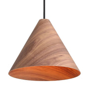 Conique 13" Pendant in Dark Walnut