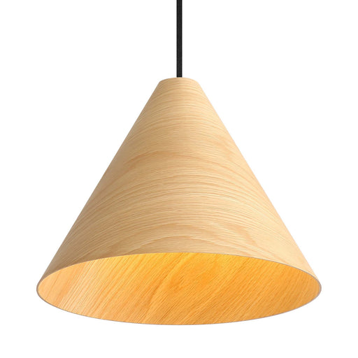 Conique 13" Pendant in Light Walnut