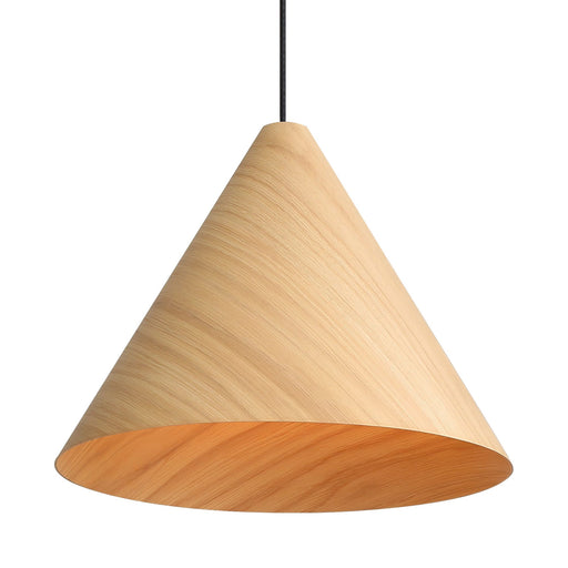 Conique 2-Light Pendant in Light Walnut