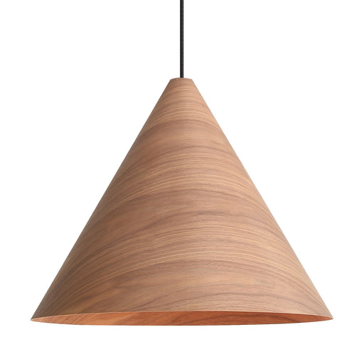 Conique 3-Light Pendant in Dark Walnut