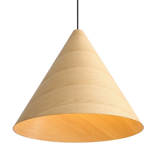 Conique 3-Light Pendant in Light Walnut