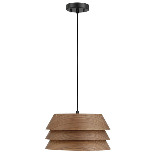 Aalto 13" Pendant 3990-13 in Dark Walnut