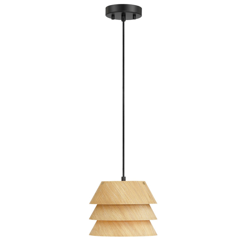 Aalto 9" Pendant in Light Walnut
