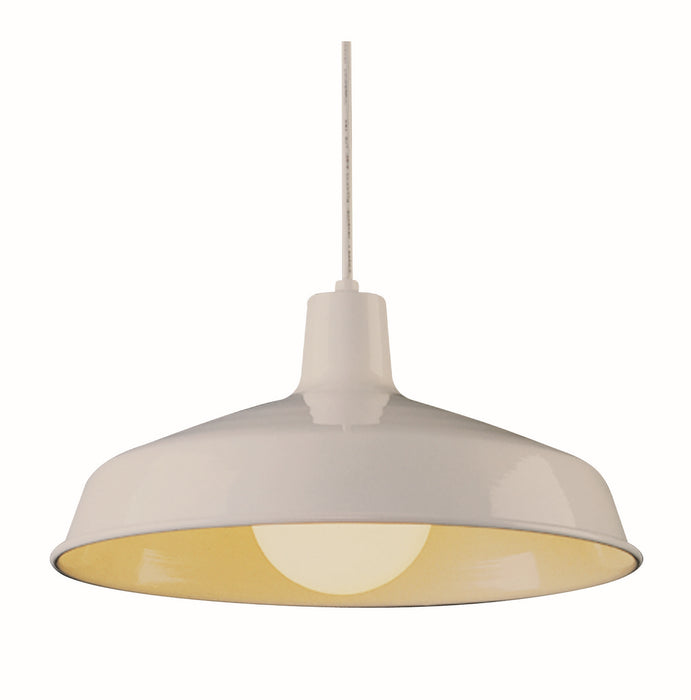 Sherman 1-Light Pendant in White