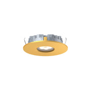 Super Puck 3" 12V Under Cabinet Puck Light in Gold