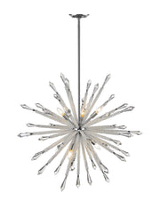 Soleia 10 Light 36.875" Chandelier in Chrome