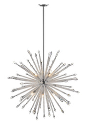 Soleia 12 Light 47.125" Chandelier in Chrome