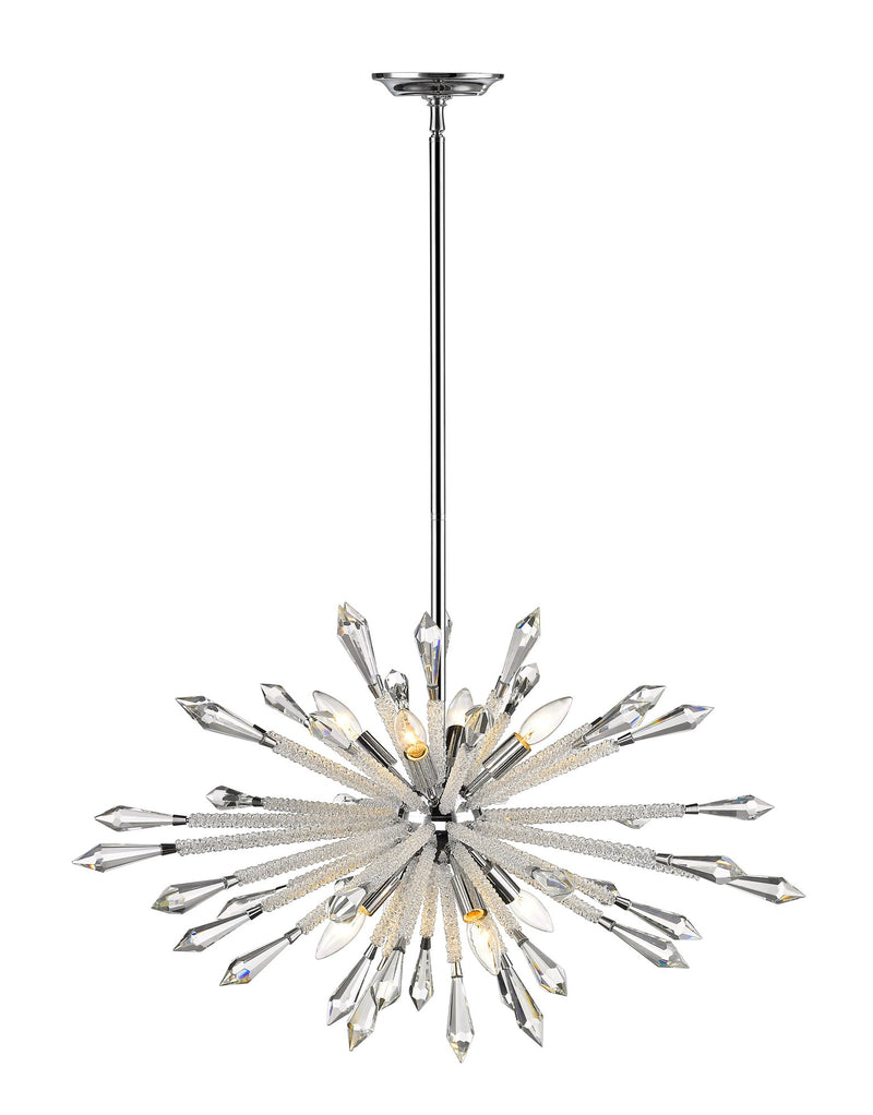 Soleia 8 Light Chandelier in Chrome