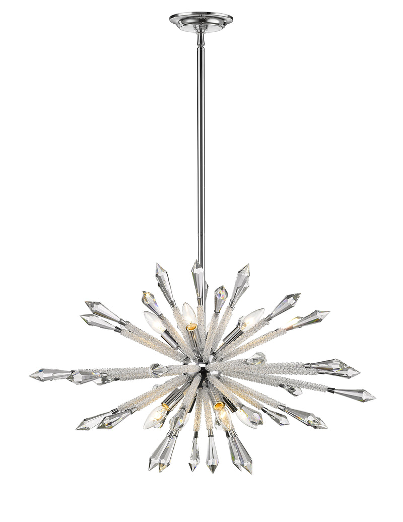 Soleia 8 Light Chandelier in Chrome