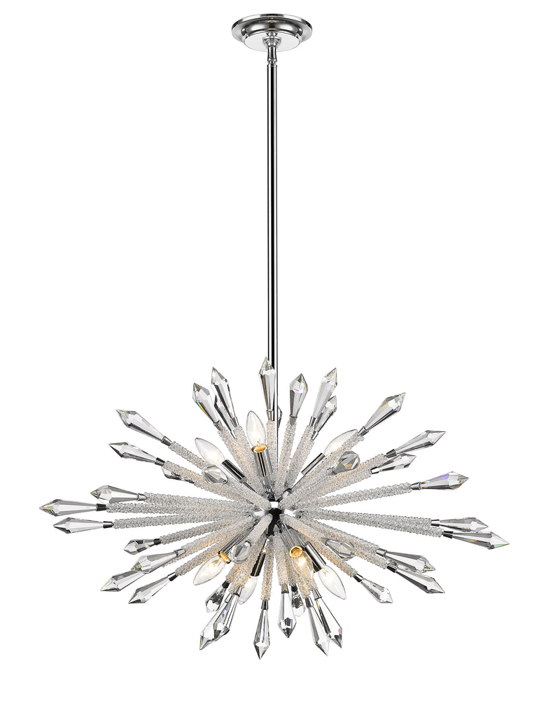 Soleia 8 Light Chandelier in Chrome