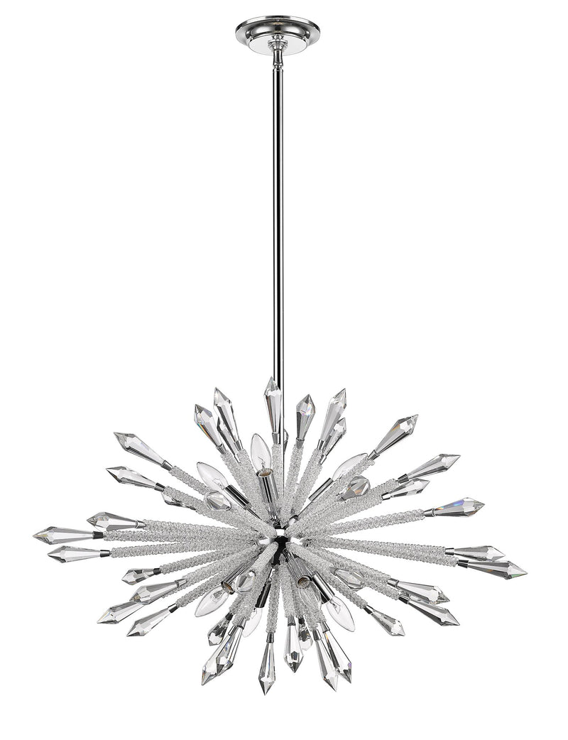 Soleia 8 Light Chandelier in Chrome