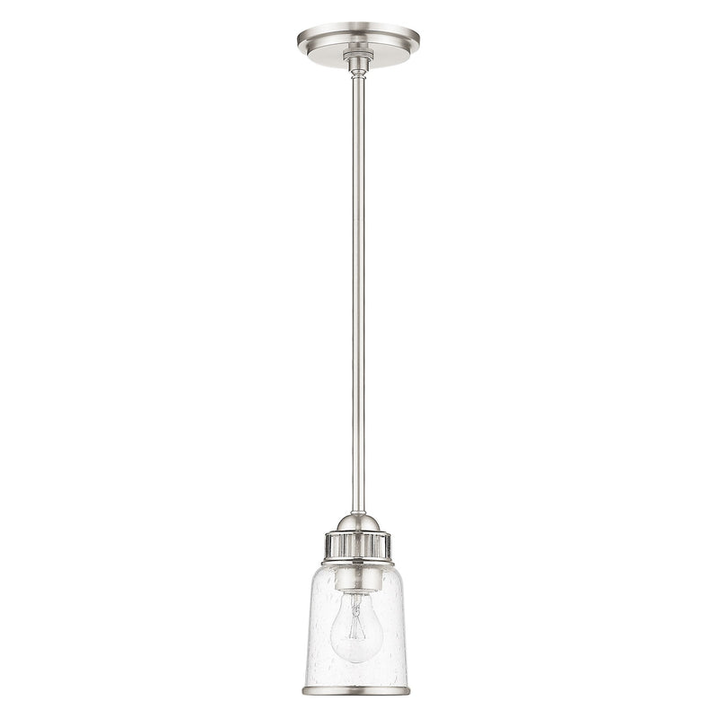 Lawrenceville Mini Pendant in Brushed Nickel