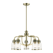 Lawrenceville 5-Light Chandelier in Antique Brass