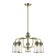 Lawrenceville 5-Light Chandelier in Antique Brass