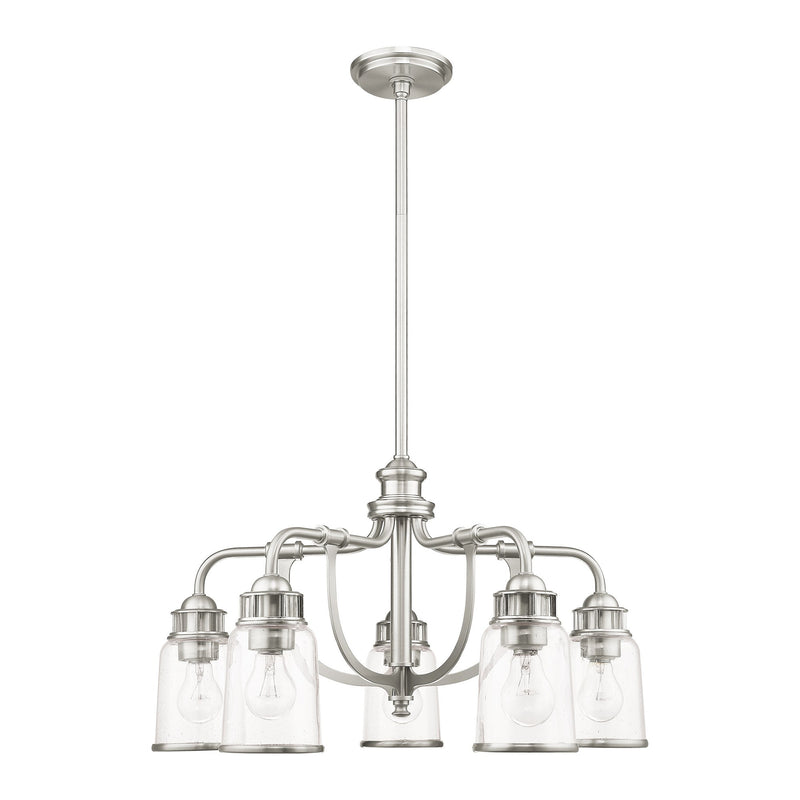 Lawrenceville 5-Light Chandelier in Brushed Nickel