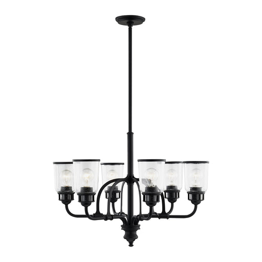 Lawrenceville 6-Light Chandelier in Black