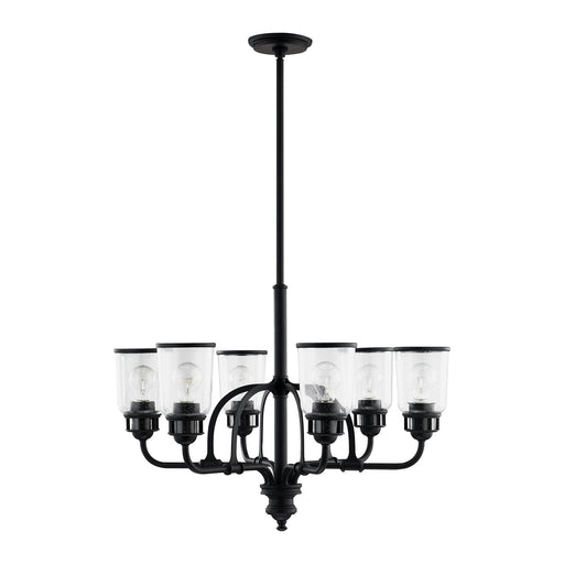 Lawrenceville 6-Light Chandelier in Black