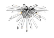 Burst 4 Light 24.75" Flush Mount in Chrome