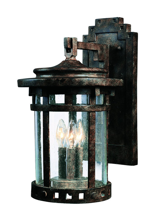 Santa Barbara VX 20" 3 Light Outdoor Wall Lantern in Sienna