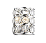 Eternity 2 Light 9.75" Wall Sconce in Chrome